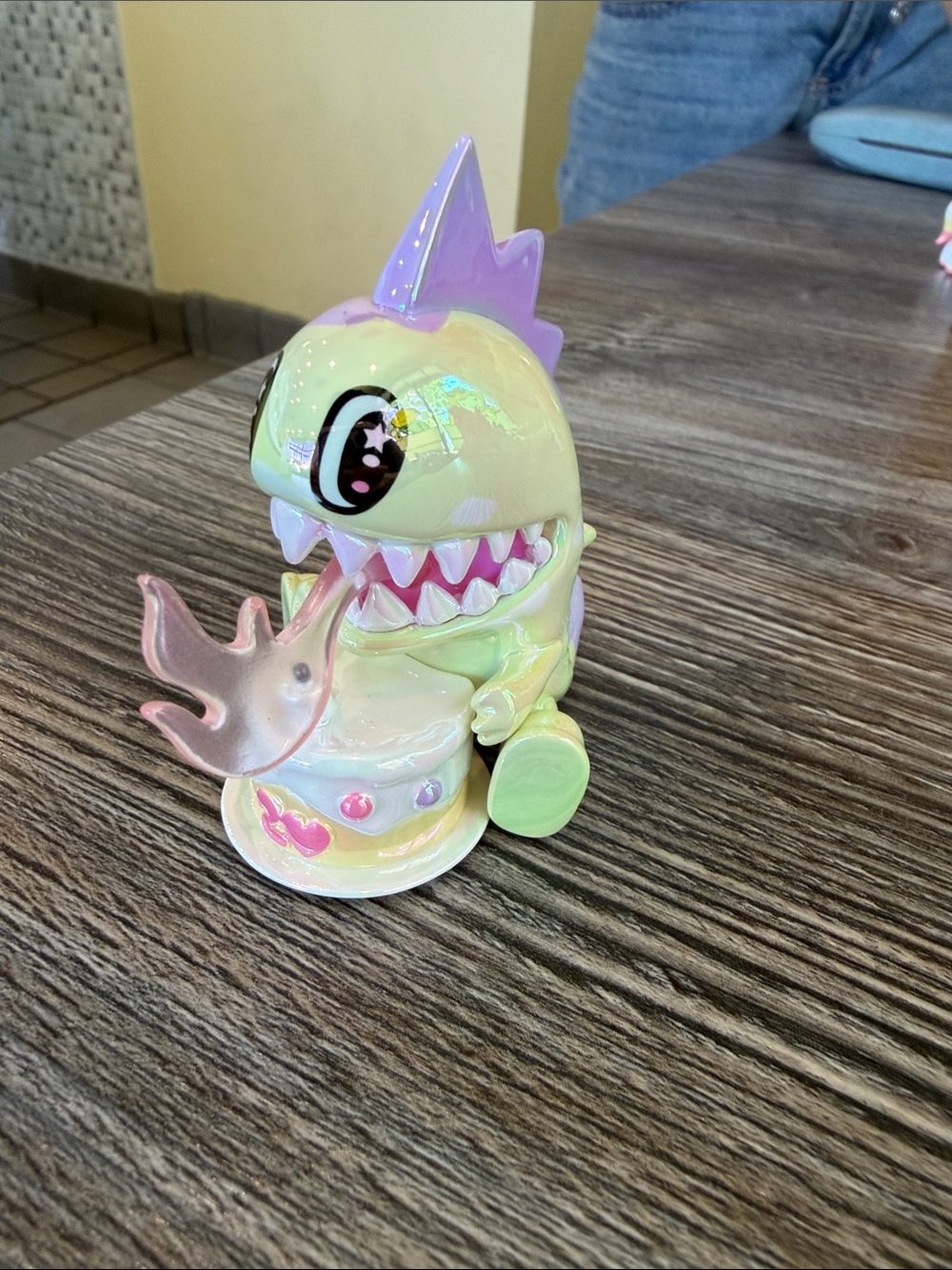 Pastel Iridescent Shark Toy - Kids Decorative Figure